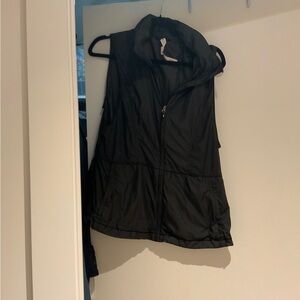 Lululemon Athletica Black Hooded Vest